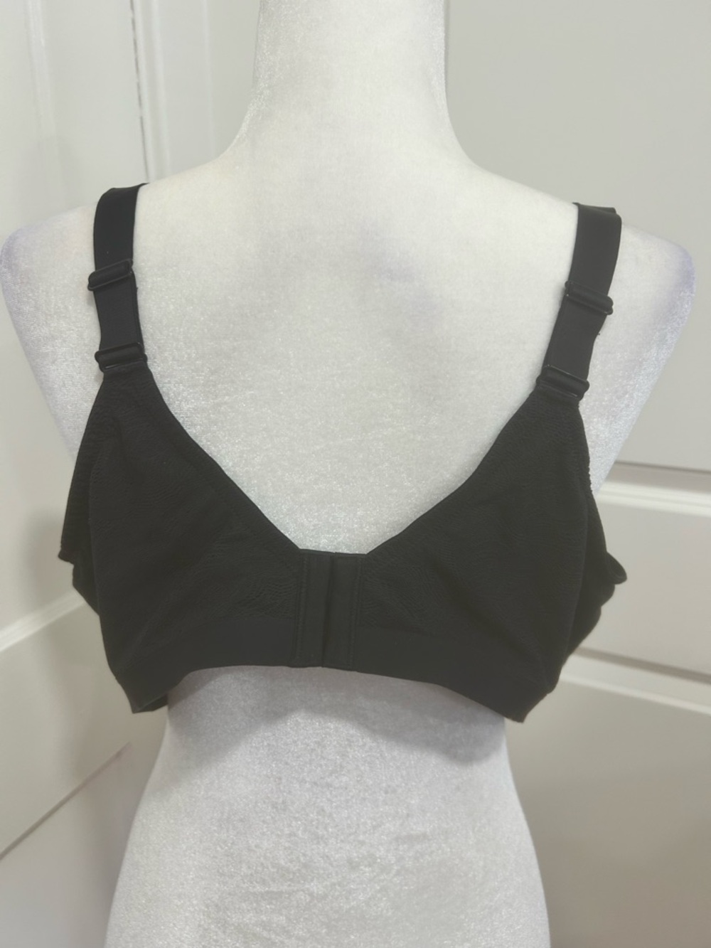 Understance Black Lace Underwire Bra Size 48DD Sheer Mesh Support sexy sheer - Picture 3 of 7